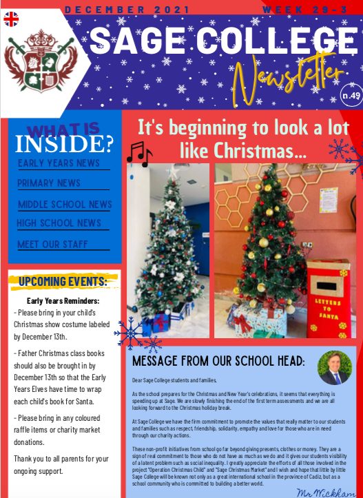 School Newsletter 03-12-2021