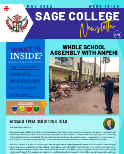 School Newsletter 20-05-2022